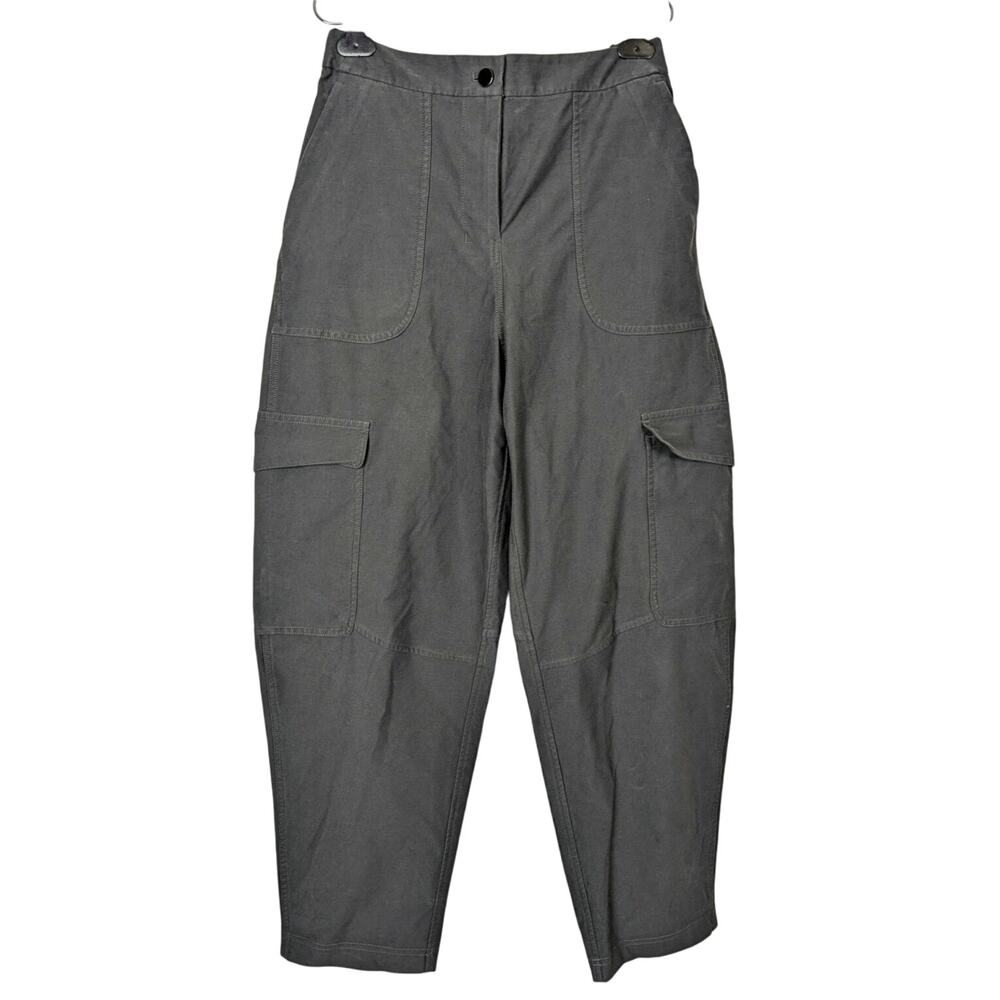 Lululemon Light Cargo Pants Pocket High Rise Dark Grey Athleisure Athletic 5ENBS